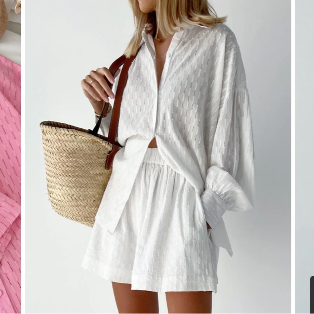 Utility Cover Up Two Piece Shorts Set - Commense, size small
